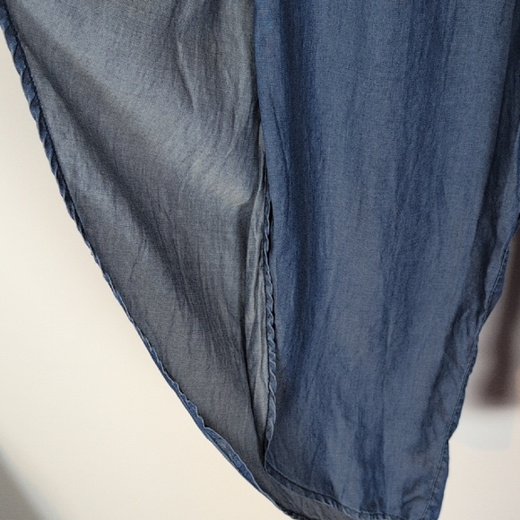 Tommy Bahama Wrap-Style Chambray Pants - Picture 5 of 9